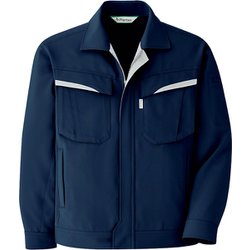 VE487-UE-S [ミドリ安全 ベルデクセルPlantex ストレッチブルゾン Sサイズ ネイビー]