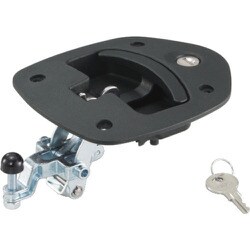 スガツネ工業 鍵付ラッチハンドル コンプレッション機能付 （140-033-947） 1個 WB-903500