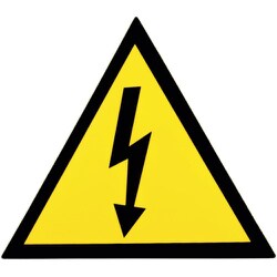 WL33Y [パンドウイット ISO警告ラベル ロールタイプ 感電注意]