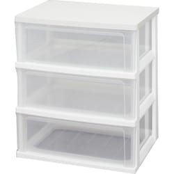 IRIS 221324 ウッドトップチェスト ホワイト WTW-543-WH