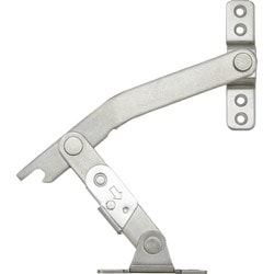 スガツネ工業 ステンレス鋼製ロック付重量扉用ステー YA-0812型 左用 （180-100-205） 1本 YA-0812L