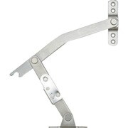 スガツネ工業 ステンレス鋼製ロック付重量扉用ステー YA-1216型 左用 (180-100-199) 1本 YA-1216L