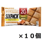 SIXPACKプロテインバー キャラメルピーナッツ味 40g×10個