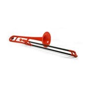 B♭テナートロンボーン プラスチック製 レッド PBONE1R/RED