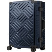 スーツケース 旅行日数目安:2~3泊 58L TSAロック搭載 PC+ABS ボディ・ダブルキャスター ネイビー 5510-57NV