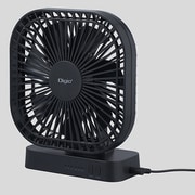 USB扇風機 マグネット付き ブラック UA-051BK