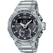 G-STEEL（Gスチール） Carbon Core Guard GST-B200 Bluetooth搭載 ソーラー時計 シルバー メタルバンド GST-B200D-1AJF