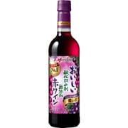 おいしい酸化防止剤無添加赤ワイン ジューシー赤 ペットボトル 720ml [赤ワイン]