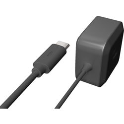 USB急速充電器 USB PD（パワーデリバリー）対応 最大出力3A USB-Cケーブル一体型 1.2m ブラック RK-UPD18K