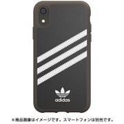 34299 [adidas OR Moulded case PU Gumsole SS19 for iPhone XR ブラック×ホワイト]