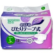 ユニフリー 介護用 のびる ぴたり テープ式おむつ L 19枚 [介護用紙おむつ]
