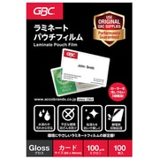 パウチフィル100ミクロン100枚入り 一般カードサイズ YP60090Z