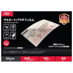 パウチフィル100ミクロン100枚入り A4E横型サイズ YP100A4EZ