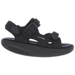 サンダル レディース MBT KISUMU CLASSIC W BLACK NUBUCK/38 23.7cm 70082303U38