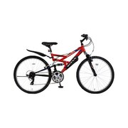 マウンテンバイク ATH-435 269-A 26インチ 外装21段変速 レッド/ブラック MK-19-054