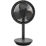 充電式卓上DC扇風機 ダークグレー WS-S02DG