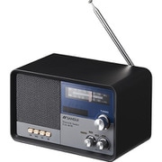 ラジオチューナー内蔵 Bluetoothスピーカー ブラック MSR-1(BK)