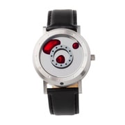 液体金属ウォッチ LM WATCH SV/RD/LEATHER