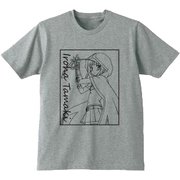 マギアレコード 魔法少女まどか☆マギカ外伝 ラインアートTシャツ(環いろは) レディース(サイズXL) [キャラクター衣料品]