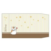 夏目友人帳 ちりめんブックカバー ニャンコ先生(バラ) [キャラクターグッズ]