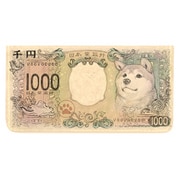新千円札 柴犬 合皮財布 [キャラクターグッズ]