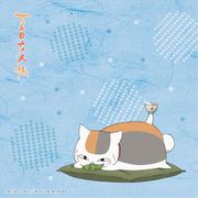 夏目友人帳 【描き下ろし】ニャンコ先生ハンドタオル(枝豆) [キャラクターグッズ]
