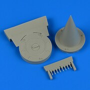QIC32220 [1/32 レジン製ディティールアップパーツ MiG-21 FODカバー (トランぺッター用)]