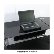 ガラスPCデスク L型 CT-1040BK 70390