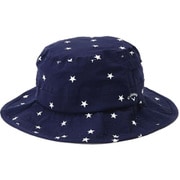 CWA 19L 241-9984804-120-FR NV [星柄プリント レインハット レディース ネイビー]