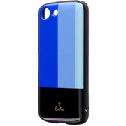 LP-19SX2HVDF [Xperia Ace 用 耐衝撃ハイブリッドケース 「PALLET AIR Katie」 トリコロールブルー]