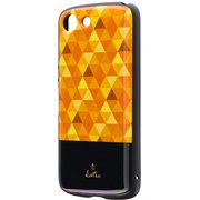 LP-19SX2HVDH [Xperia Ace 用 耐衝撃ハイブリッドケース 「PALLET AIR Katie」 モザイクイエロー]
