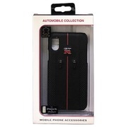 NR-P18S-S1 BK [日産 GT-R 公式 iPhone XS/X用 本革 ハードケース]
