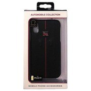 NR-P18M-S1 BK [日産 GT-R 公式 iPhone XR用 本革 ハードケース]