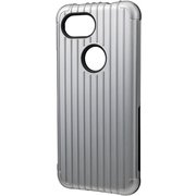 Pixel 3a Gray Rib Hybrid Shell Case [シェル型ハイブリッドケース]