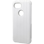 Pixel 3a White Rib Hybrid Shell Case [シェル型ハイブリッドケース]