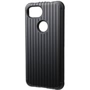 Pixel 3a XL Black Rib Hybrid Shell Case [シェル型ハイブリッドケース]