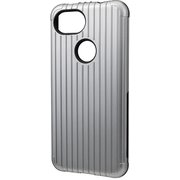 Pixel 3a XL Gray Rib Hybrid Shell Case [シェル型ハイブリッドケース]