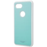 Pixel 3a Mint Glassty Glass Hybrid Shell Case [シェル型ハイブリッドケース]