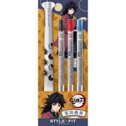 鬼滅の刃 スタイルフィット ホルダー＋3色ボールペンリフィル （2）冨岡義勇 [キャラクターグッズ]