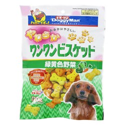 ヨドバシ Com ドギーマンハヤシ おなかにやさしい やわらかワンワンビスケット 緑黄色野菜 1g 犬用おやつ 通販 全品無料配達