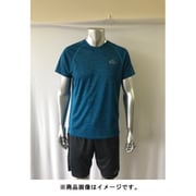 杢調 半Tシャツ メンズ L ブルー 100-528
