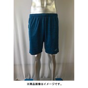杢調 ハーフパンツ メンズ LL ブルー 100-529
