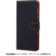 RT-AQR3ELC3/BR [AQUOS R3 手帳型ケース シンプル マグネット スリープ機能対応/ブラック/レッド]