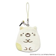 すみっコぐらし イヤホンジャックミニポーチ ねこ [キャラクターグッズ]