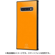 Galaxy S10 耐衝撃トリプルハイブリッドケース KAKU /オレンジ IQ-GS10K3B/OR