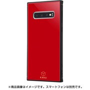 Galaxy S10 耐衝撃トリプルハイブリッドケース KAKU /レッド IQ-GS10K3B/R