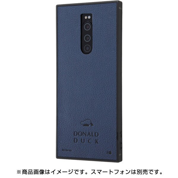 Is Dxp1kol1 Dd1 Xperia 1 耐衝撃オープンレザーケース Kaku ディズニーキャラクター 訳あり商品 ドナルド