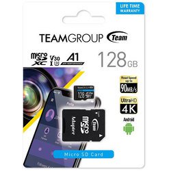 ヨドバシ Com Team チーム Teausdx128giv30a103 Team Microsdxc V30 128gb R W Up To 90 45mb S 通販 全品無料配達