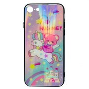 DO-2701 [HUG MEガラスカバー iPhone 8/7 ユニコーン&ベア]