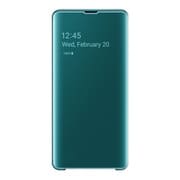 Galaxy S10+ Clear View Cover Green EF-ZG975CGEGJP